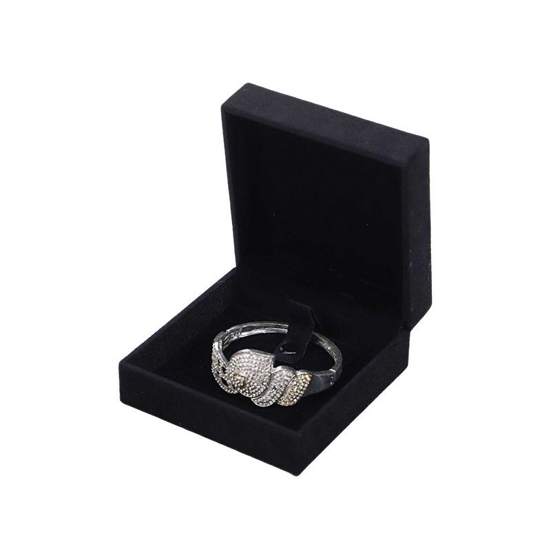 Custom Logo Color Wood Jewelry Box For Rings Bracelets Displaying Packaging