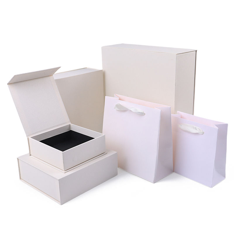 Wholesale manufacturing high quality Magnetic Gift Box Packaging Custom logo luxury Eco Friendly Cardboard Paper White Magnetic Jewelry Box