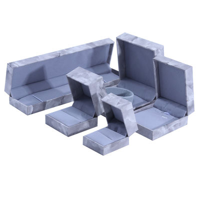 Wholesale manufacturing Luxury square Jewellery Box Personalized Custom high end Necklace Bracelet Earrings Ring jewelry set Packaging cardboard paper flip marble Jewelry Box with logo