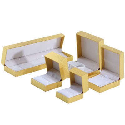 Wholesale manufacturing Luxury Jewellery Box Personalized Custom high end Necklace Bracelet Earrings Ring jewelry set Packaging cardboard paper yellow flip Jewelry Box with logo