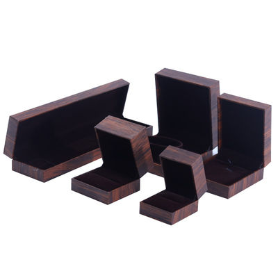 Custom Filled Leather Jewelry Cardboard Boxes Earrings Necklaces Rings Packaging