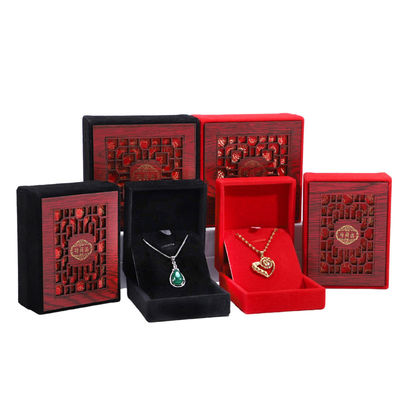 Handmade Customized Size Wooden Jewelry Box  for Rings Bracelets Necklaces Storage